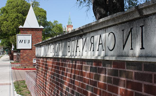 UIW sign